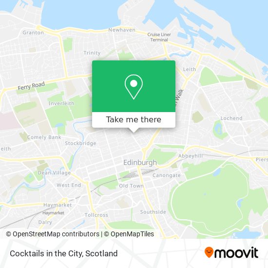 Cocktails in the City map