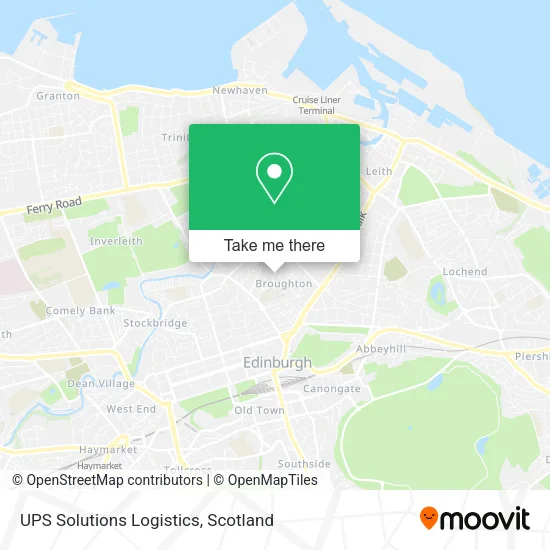 UPS Solutions Logistics map