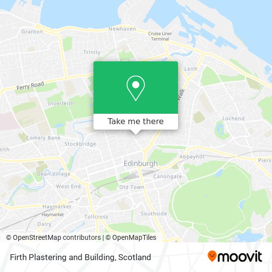 Firth Plastering and Building map