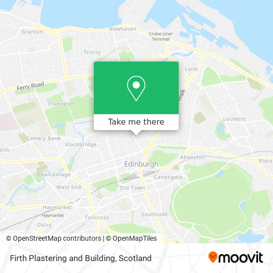 Firth Plastering and Building map