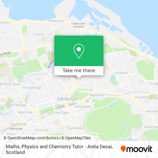 Maths, Physics and Chemistry Tutor - Anita Desai map