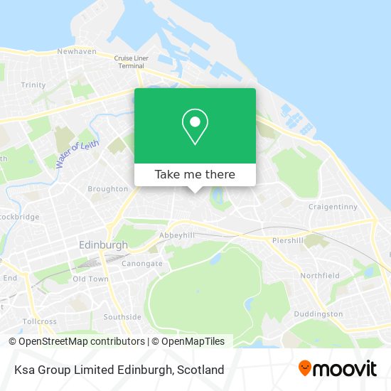 Ksa Group Limited Edinburgh map