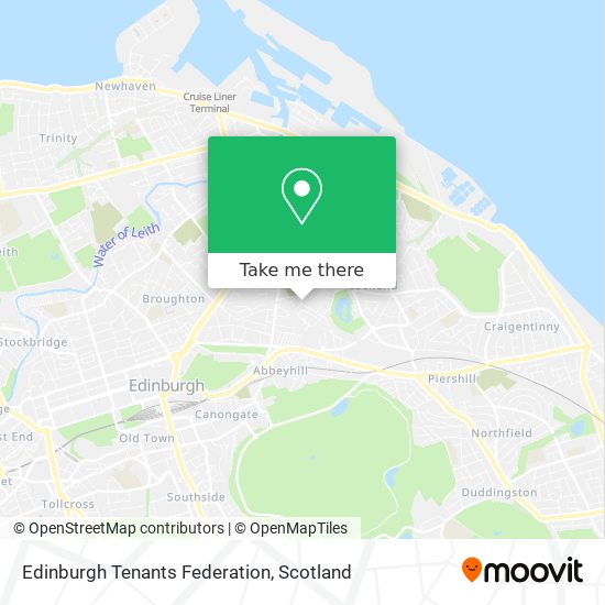 Edinburgh Tenants Federation map