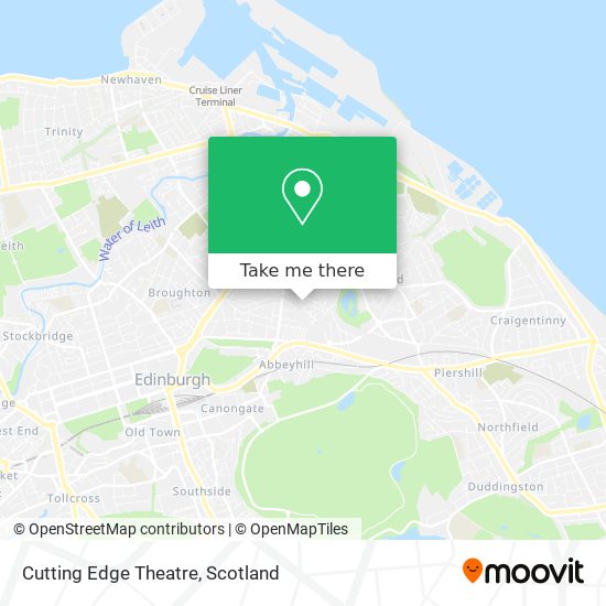 Cutting Edge Theatre map