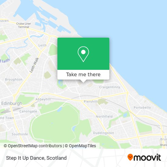 Step It Up Dance map