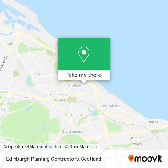 Edinburgh Painting Contractors map