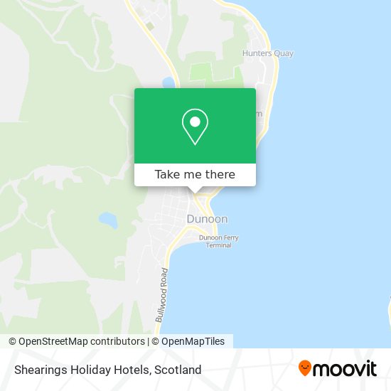 Shearings Holiday Hotels map