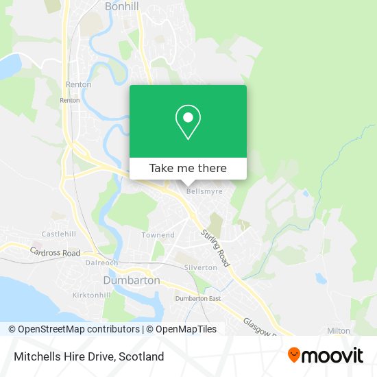 Mitchells Hire Drive map