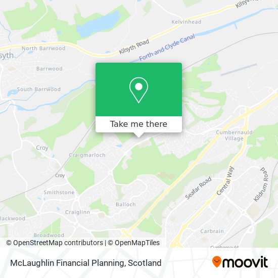 McLaughlin Financial Planning map