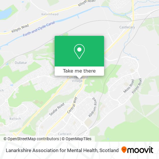 Lanarkshire Association for Mental Health map