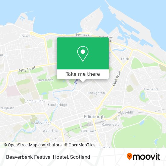 Beaverbank Festival Hostel map