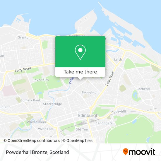 Powderhall Bronze map