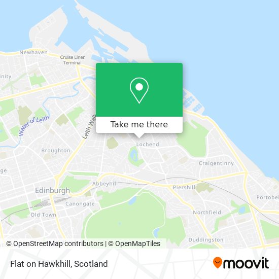 Flat on Hawkhill map