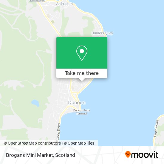 Brogans Mini Market map