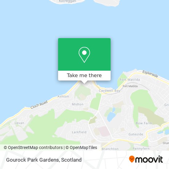 Gourock Park Gardens map