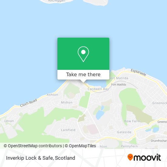 Inverkip Lock & Safe map