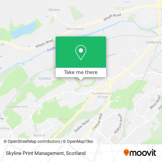 Skyline Print Management map