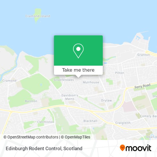 Edinburgh Rodent Control map