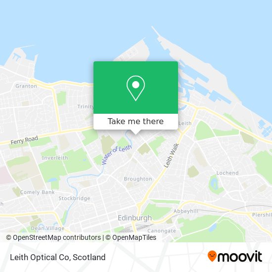 Leith Optical Co map