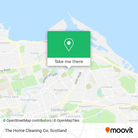 The Home Cleaning Co map