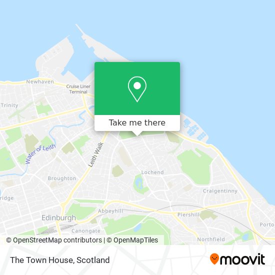 The Town House map