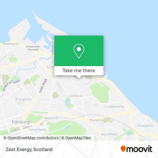 Zest Energy map