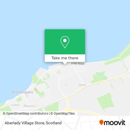 Aberlady Village Store map