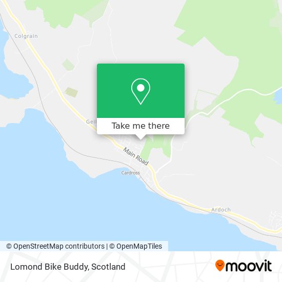 Lomond Bike Buddy map