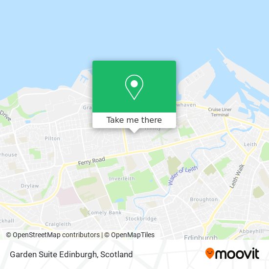 Garden Suite Edinburgh map