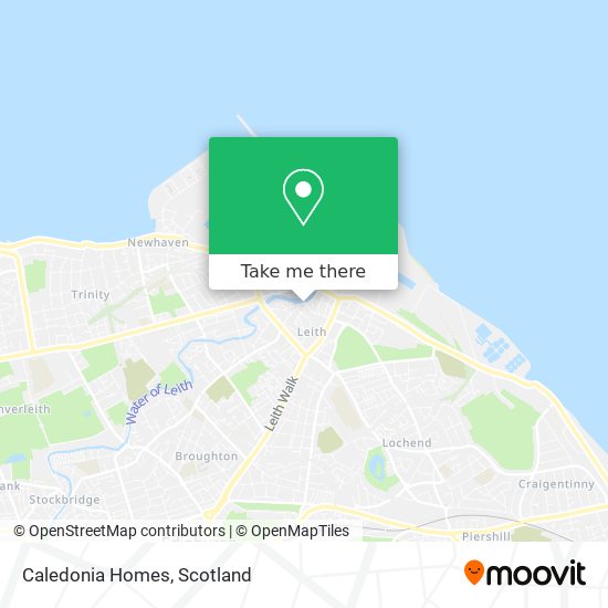 Caledonia Homes map