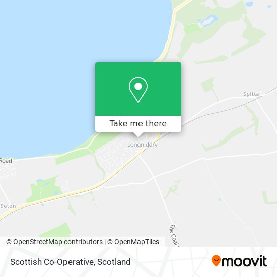 Scottish Co-Operative map