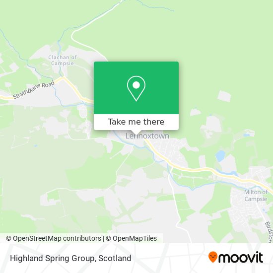 Highland Spring Group map