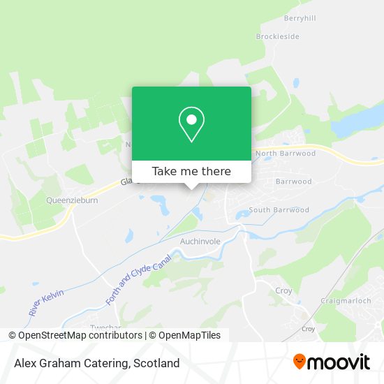 Alex Graham Catering map