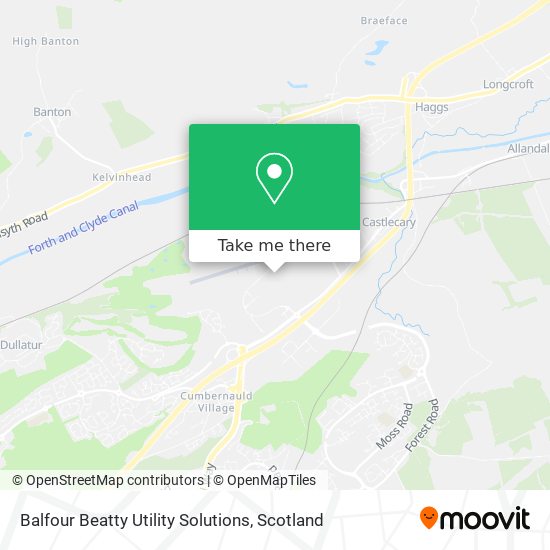 Balfour Beatty Utility Solutions map