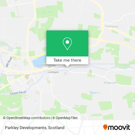 Parkley Developments map
