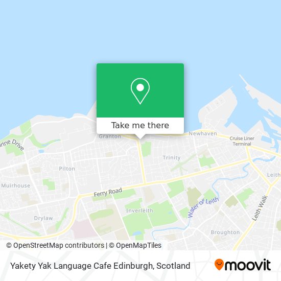 Yakety Yak Language Cafe Edinburgh map