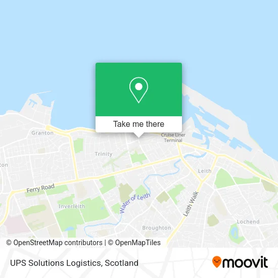 UPS Solutions Logistics map