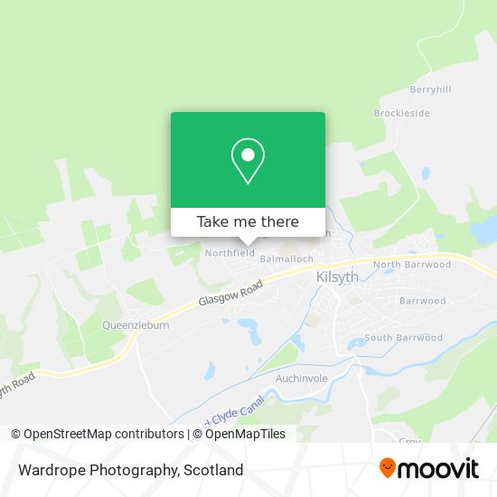 Wardrope Photography map