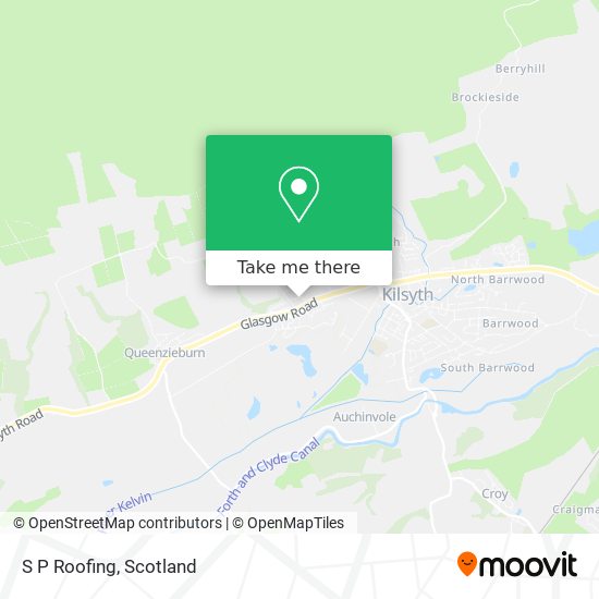 S P Roofing map