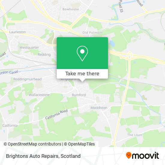 Brightons Auto Repairs map