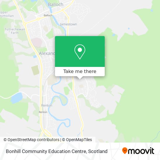 Bonhill Community Education Centre map