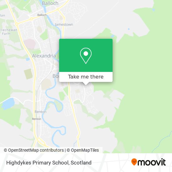 Highdykes Primary School map