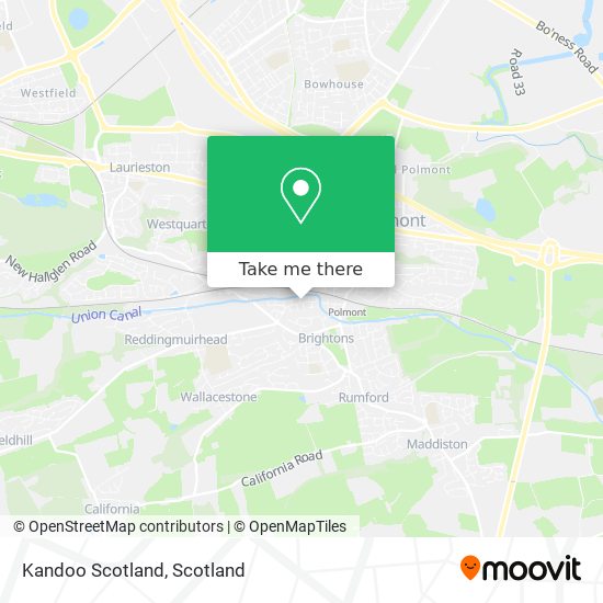 Kandoo Scotland map