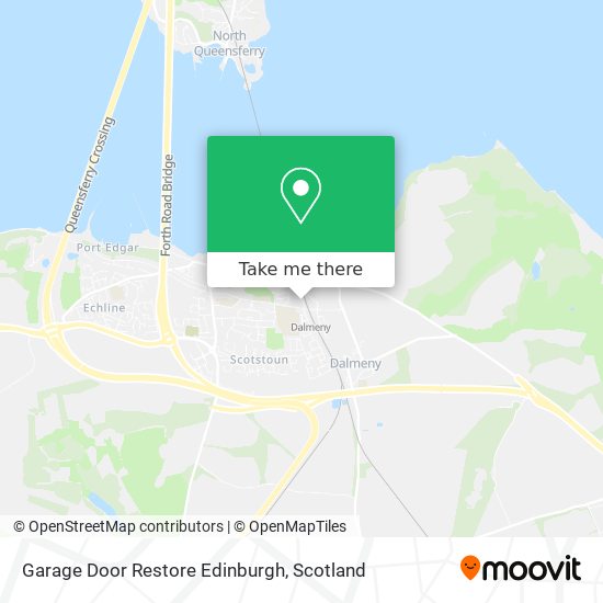 Garage Door Restore Edinburgh map