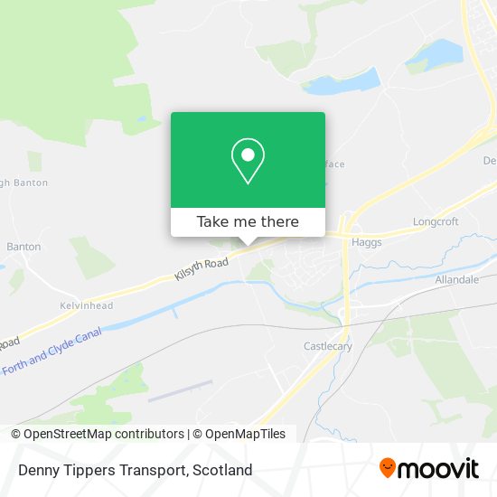 Denny Tippers Transport map