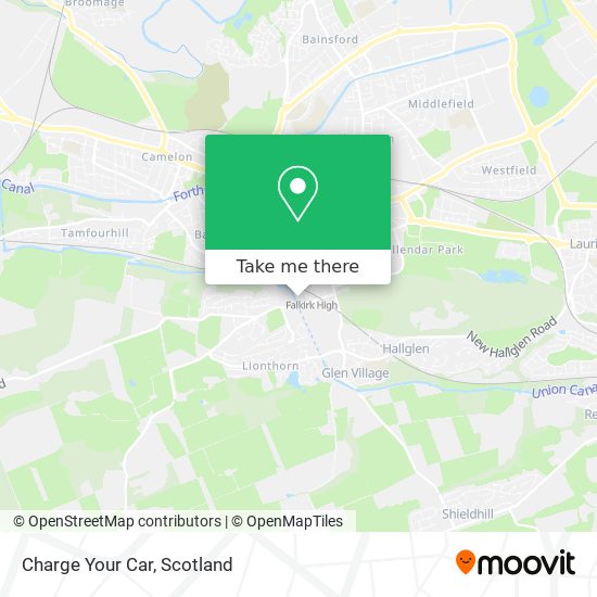 Charge Your Car map