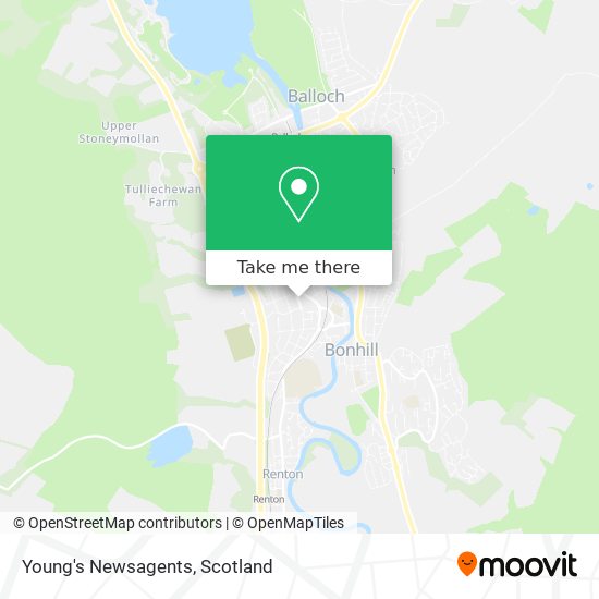 Young's Newsagents map