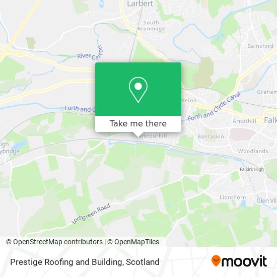 Prestige Roofing and Building map