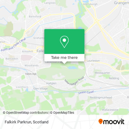 Falkirk Parkrun map