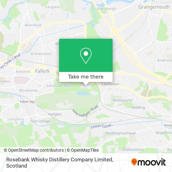 Rosebank Whisky Distillery Company Limited map